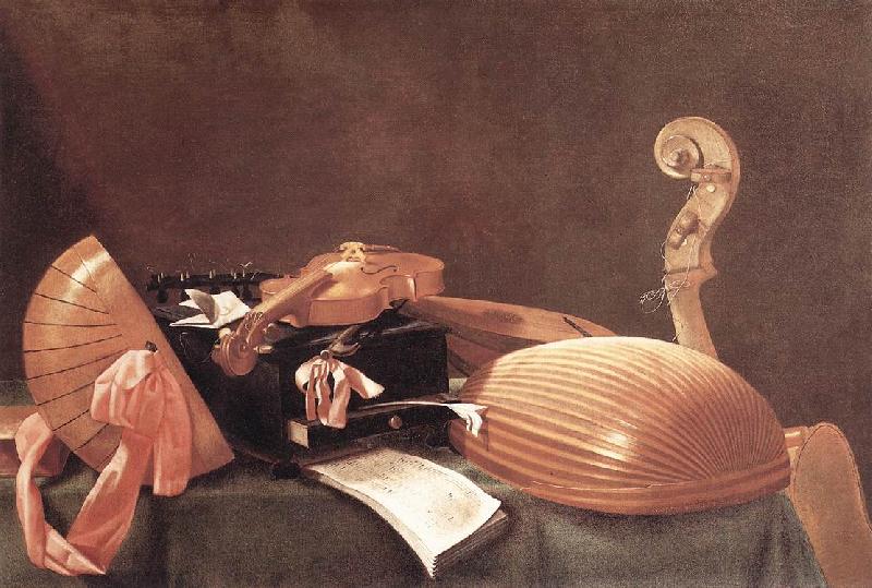 BASCHENIS, Evaristo Still-life with Musical Instruments